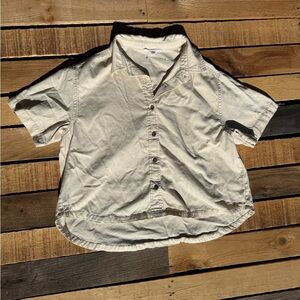 Women’s Cream Short Sleeve Shirt